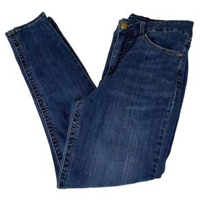 Seven 7 Women’s Jeans Size 14 High Rise Skinny Jeans Dark Wash Blue Denim #2988